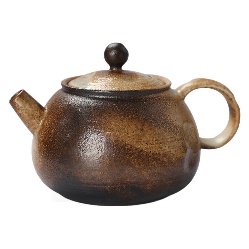 包邮礼品粗陶手工带过滤复古手抓壶侧把壶茶杯泡茶壶茶壶功夫茶具