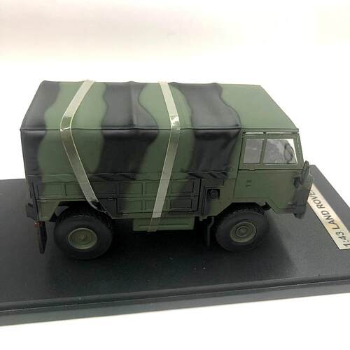 高档1：43lad rover 101n英国头路全地虎形越野卡车合金汽车平模