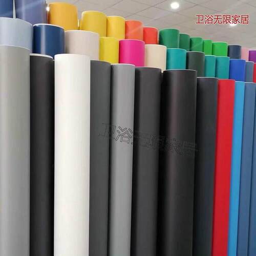 厂家直销BC10自粘纯色波音软片PVC装饰膜家具翻新贴纸展柜展览即