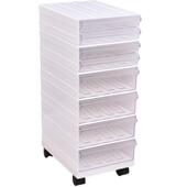 征东办公抽屉式 文件盒A4文件档案盒资料整理盒合同报价单收纳盒