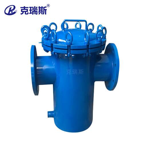 KRS-LSGL克瑞斯篮式滤器快开直式污水处理备不通过锈钢法兰提篮设