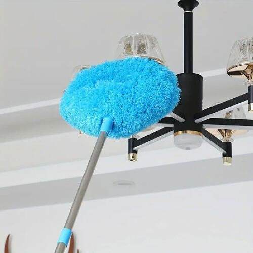 Scalable Ceiling Fan Duster Brush Rings Shape Long Handle