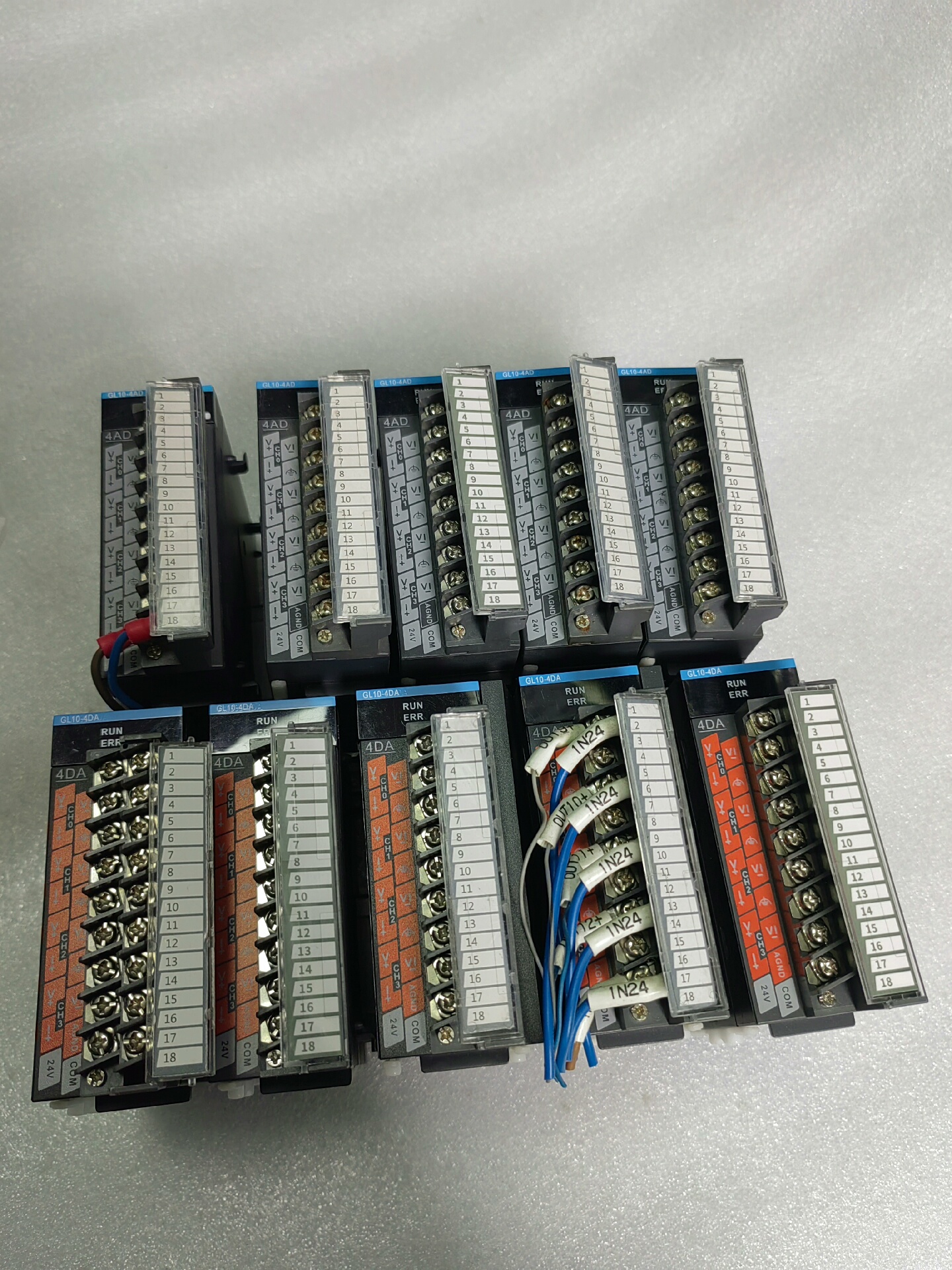 汇川plc模块GL10-4AD，GL10-4DA模拟量