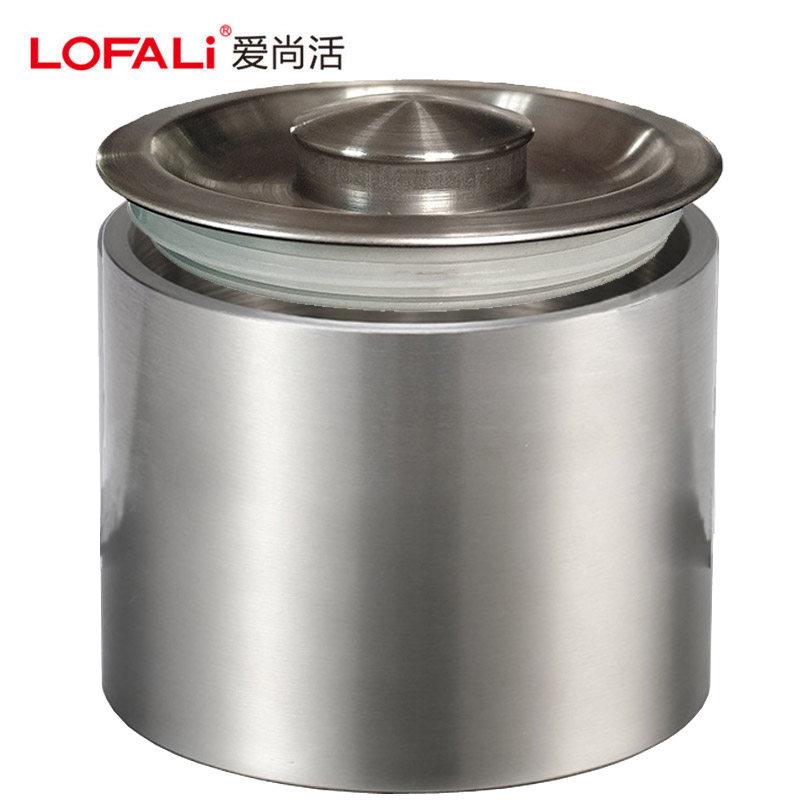 304带盖子加高烟灰缸不锈钢创意家用客厅防风防飞灰定制个性牙签