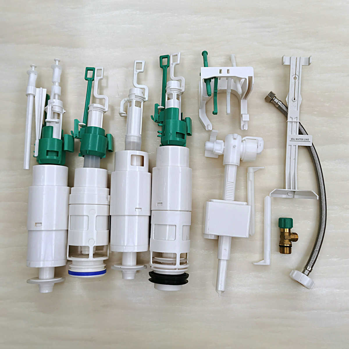 HANSBO进水阀隐藏式水箱配件进水器管上水暗装壁挂马桶隐蔽式排水