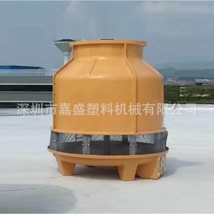 80吨圆形冷却塔成都冷却塔重庆水塔贵阳注塑机冷水机配套水塔