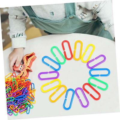 Plastic Chains 30pcs Geometric Chain Glider Planes for Toys