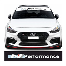 汉魂贴纸适用Hyundai N Performance 现代汽车风挡贴纸车贴 5617