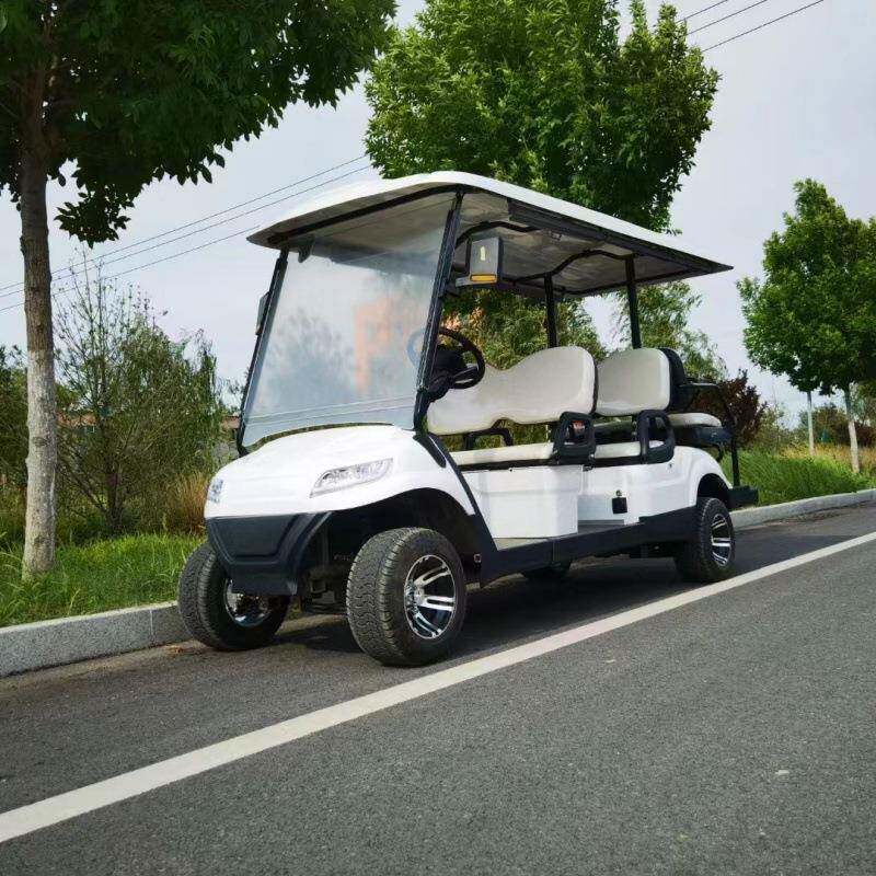 电动观光车四轮高尔夫球车景区旅游物业酒店厂区接待代步车