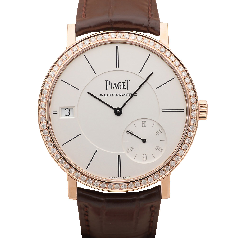 [9.8新]伯爵ALTIPANO系列G0A38131后镶钻自动机械男表40mm