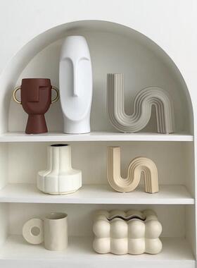 态生活 ins意式轻奢风入户门玄关饰品客厅电视柜酒柜创意花瓶摆件