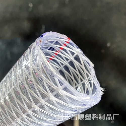 钢丝增强软管柔软管pvc 水管加厚钢丝透明pvc钢丝软管透明