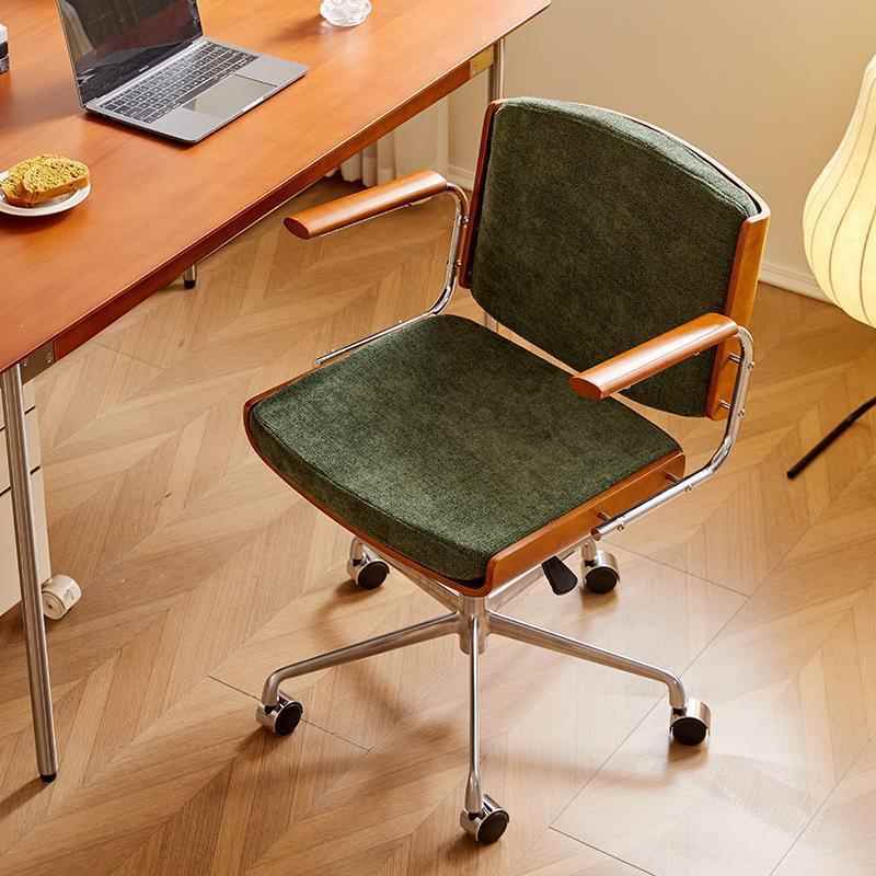 木复古久脑IWH椅家实用升降办公椅转椅坐舒适学电习书房书桌卧室