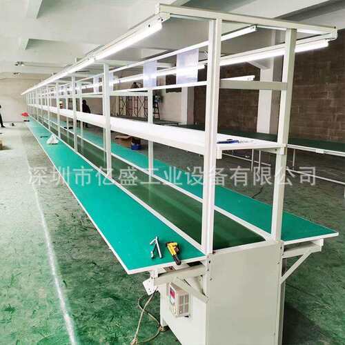 福建铝型材工作台防静电SMT电路板车间流水线组装台双边带灯QC台