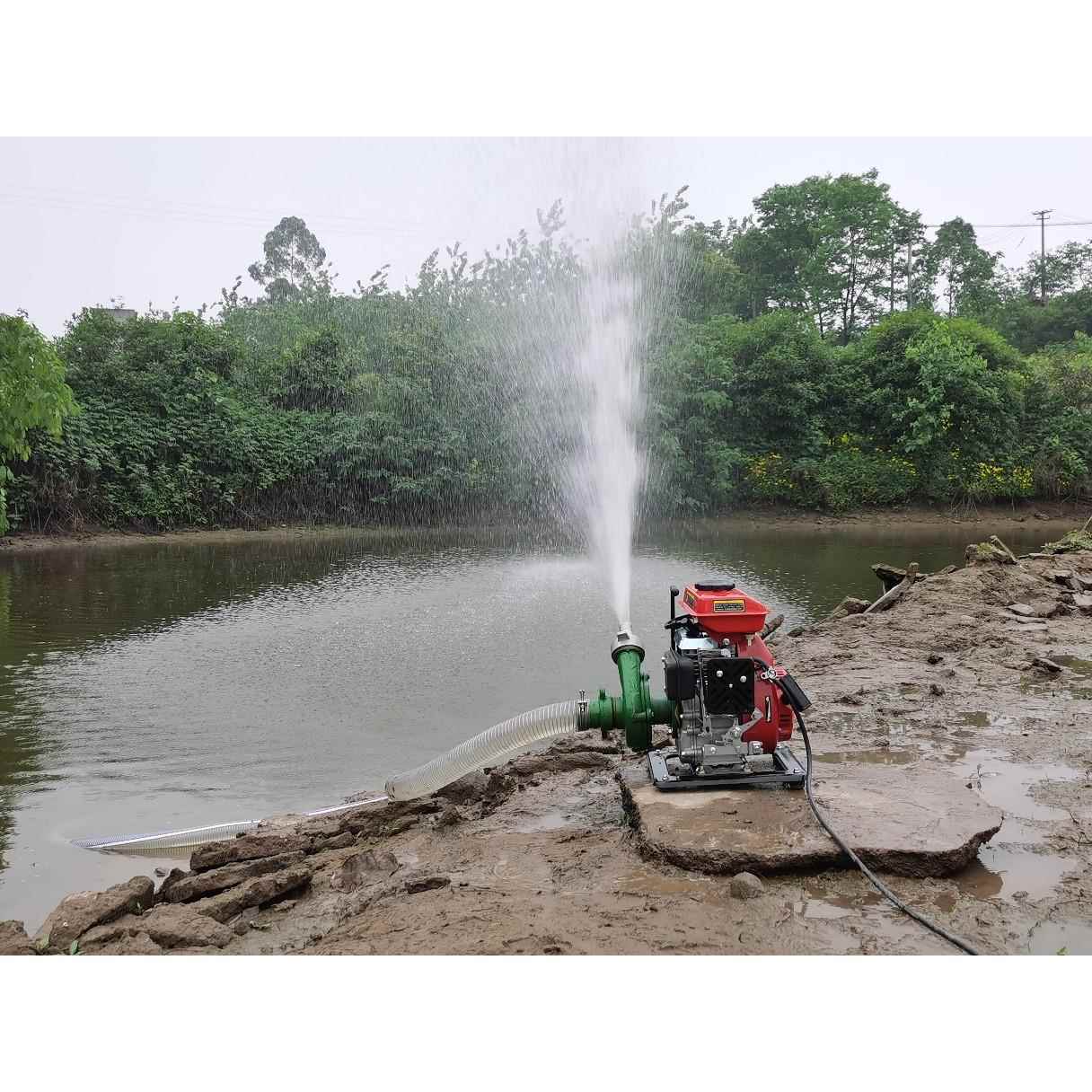手提抽水机农用汽油小型水泵扬程2寸四冲程增压灌溉浇菜鱼塘增氧
