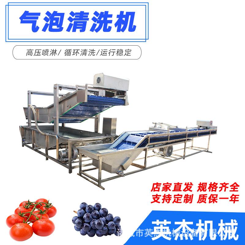 气泡清洗机多功能清洁设备果蔬菜清洗设备规格齐全