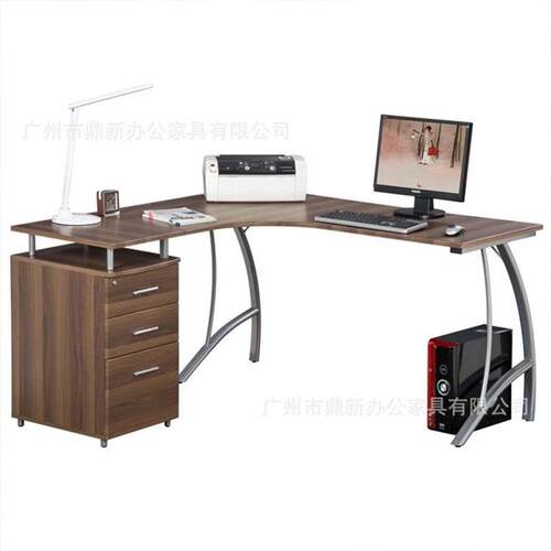 爆款热销简约现代L型转角桌办公桌职员桌电脑桌直销