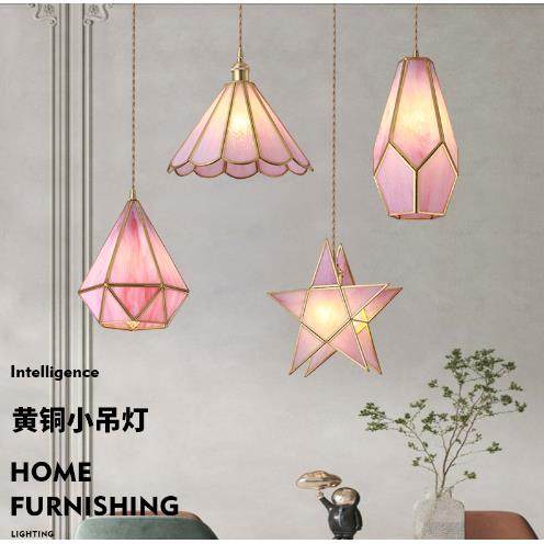 斯堪的纳维亚创意黄铜湾窗灯小吊灯简单的服装店儿童的房间玻璃餐,家装灯饰光源,客厅吊灯,淘宝优惠券,粉丝福利购,淘宝优惠卷