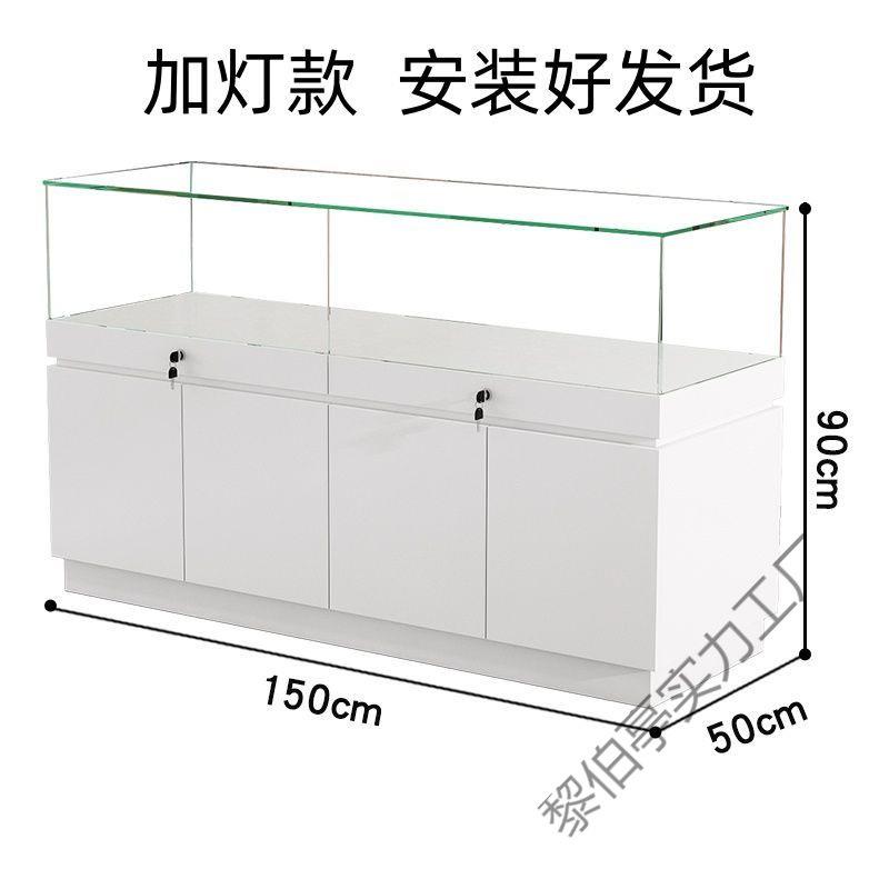 玻璃首饰展示柜博物馆展览纪念馆透明陈列柜眼镜展示柜台珠宝玻璃