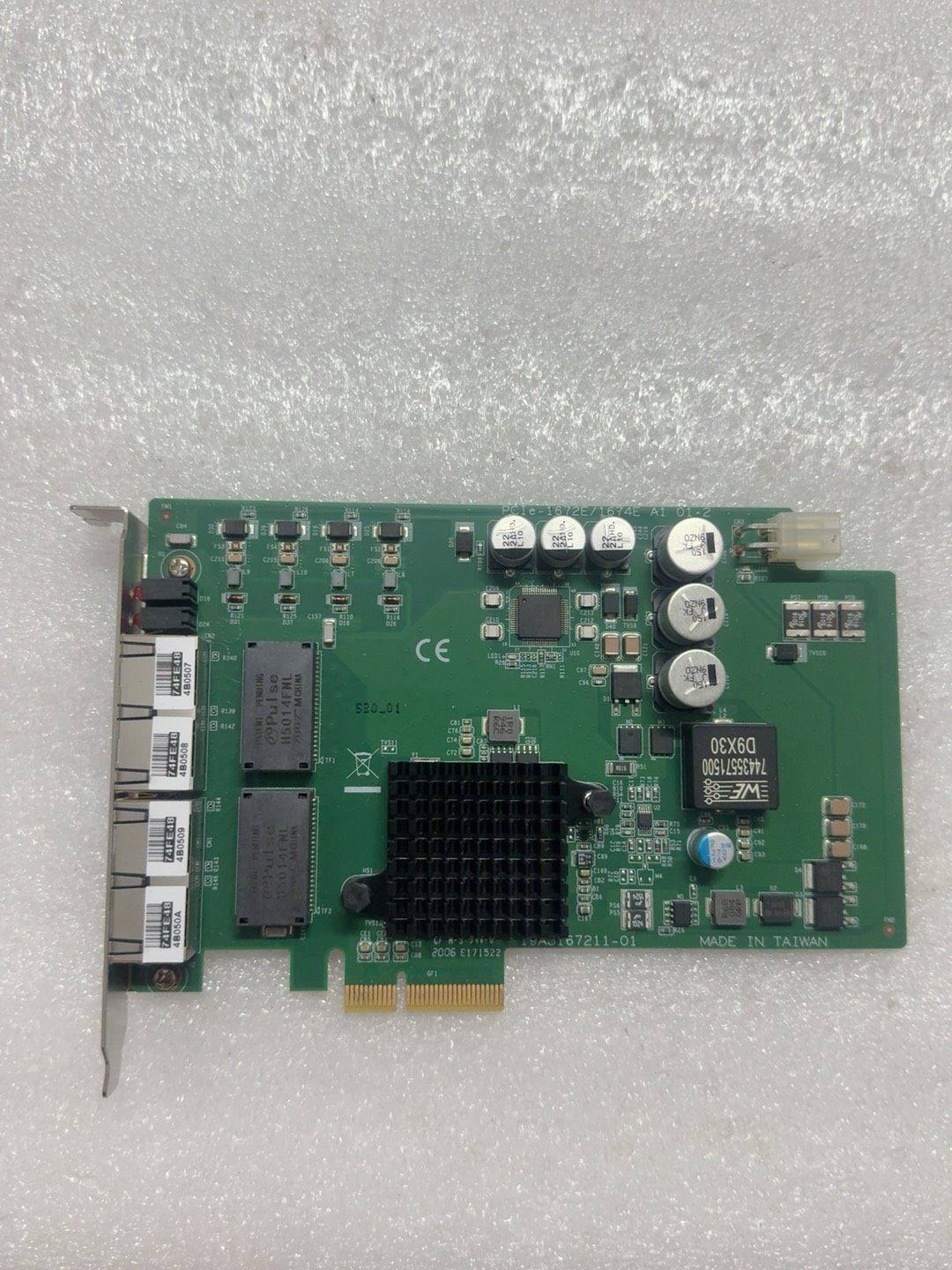 研华POE网卡+PCIE-1674E-AE