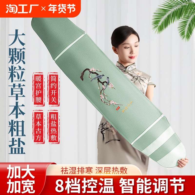 热敷艾草包盐袋热敷包电加热充电暖宫腹粗盐海盐腰部垫艾草理疗袋
