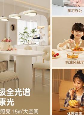 云餐厅灯法式奶油现代极简约吧吊台餐创意新团款客桌厅餐厅393吊