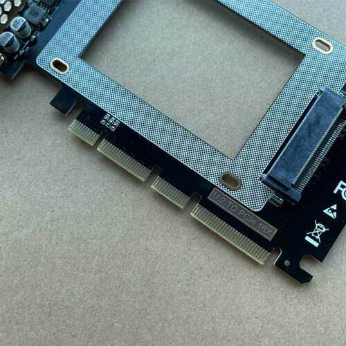 1个 黑色 PCB+金属 PCI-E 转接卡 PCIE3.0 X4/X8/X16 转 U.2 SFF-