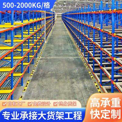 贯通式双牛腿仓库货架驶入式冷库工厂高密度储物可调节冷库适用