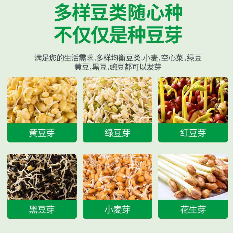 豆芽家全自用583动大容量发豆牙菜桶生绿豆机芽罐自制小型苗育盆