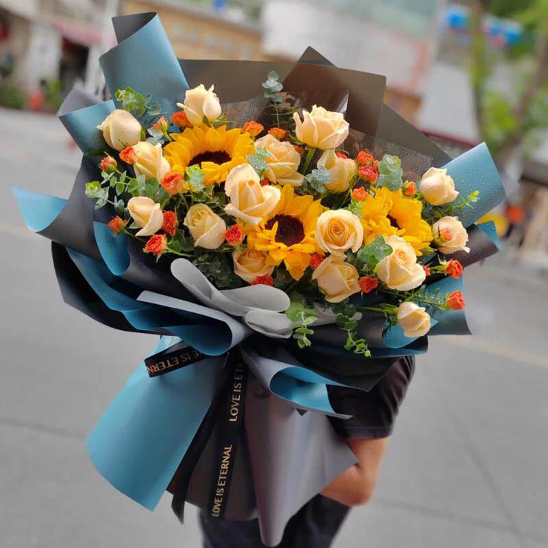 全国向日葵玫瑰花束鲜花速递同城配送女友生日福州武汉成都深圳店