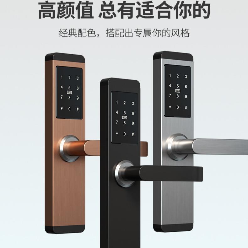 木门大50锁体密码通通锁校园一卡通门禁公寓酒店LoRa智能锁指纹锁图片