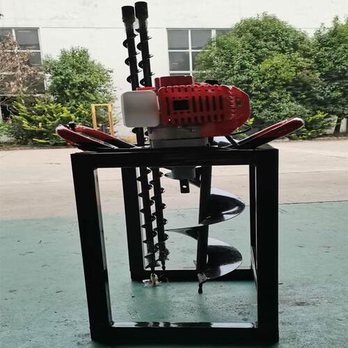 小型汽油挖坑机 单人手提式钻孔打洞机 园林绿化施工打眼打坑设备