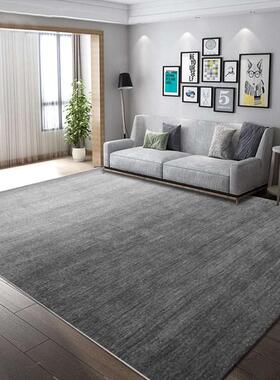 轻奢高级灰色圈绒地毯客厅现代简约沙发茶几垫卧室地毯家用大面积