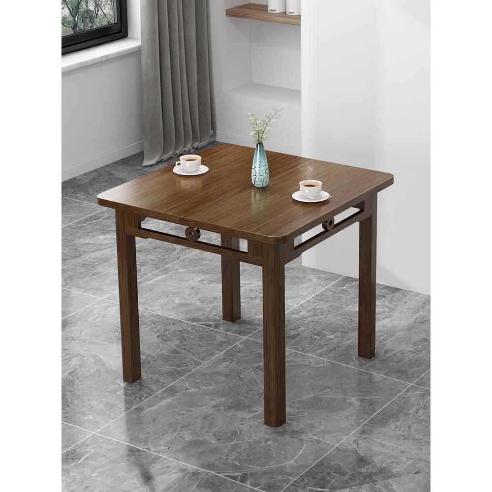 A10L四方桌客厅正方形餐桌吃饭桌简约茶桌实木家用小户型写字学习