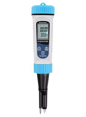 高精度五合一便携式蓝牙水质测试仪PH/TDS/EC/CF/TEMP水质检测仪