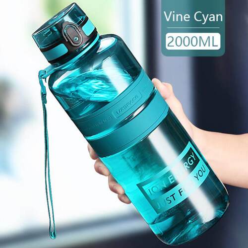 1L 1.5L 2L Sports Water Bottle Large Capacity Fitness Outdoo