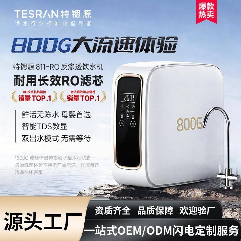 特锶源800G净水器家用ro反渗透直饮机厨房自来水过滤器