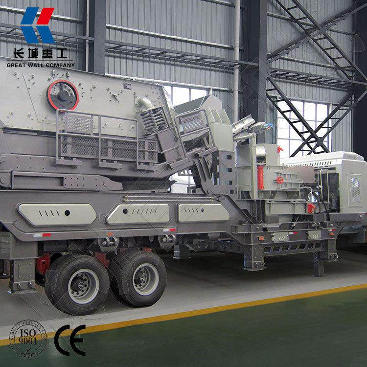 建废碎料破碎制砂 时产200PF1210吨移动破站 破碎筛分机生筑产线