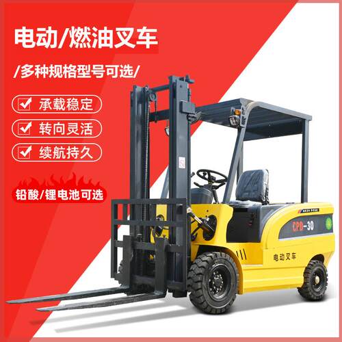 跨境2吨电动叉车3吨5吨内燃叉车仓储车间电动搬运车堆高燃油叉车