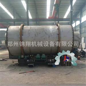 锦翔工业烘干设备三回程滚筒烘干器黄沙河沙矿渣沙子干燥机器
