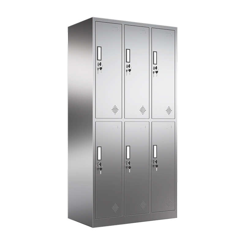 浴室带锁寄存健身房储物柜工厂车间员工储物更衣柜不锈钢更衣柜