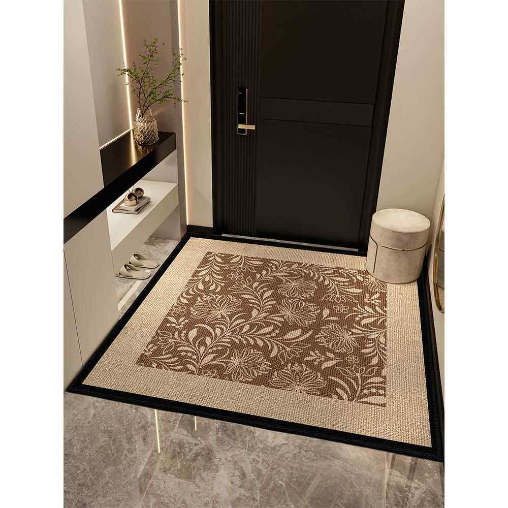 大门口现代轻奢家用耐脏防滑入户门玄关地毯垫室外门厅脚垫蹭脚垫