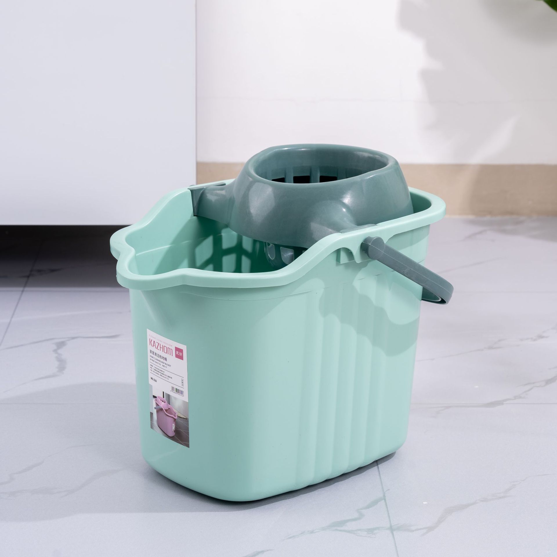 水桶拖地拖把塑料旋转平板拖把