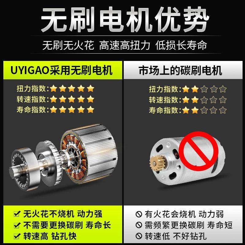 手持打孔手电钻装修小型电钻电木工多功能家用手钻冲击钻起拧螺丝