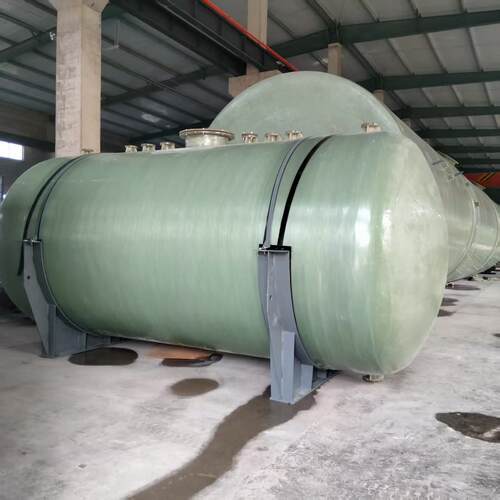 玻璃钢盐酸储罐卧式压力管蓄水罐污水处理储罐大型玻璃钢搅拌罐