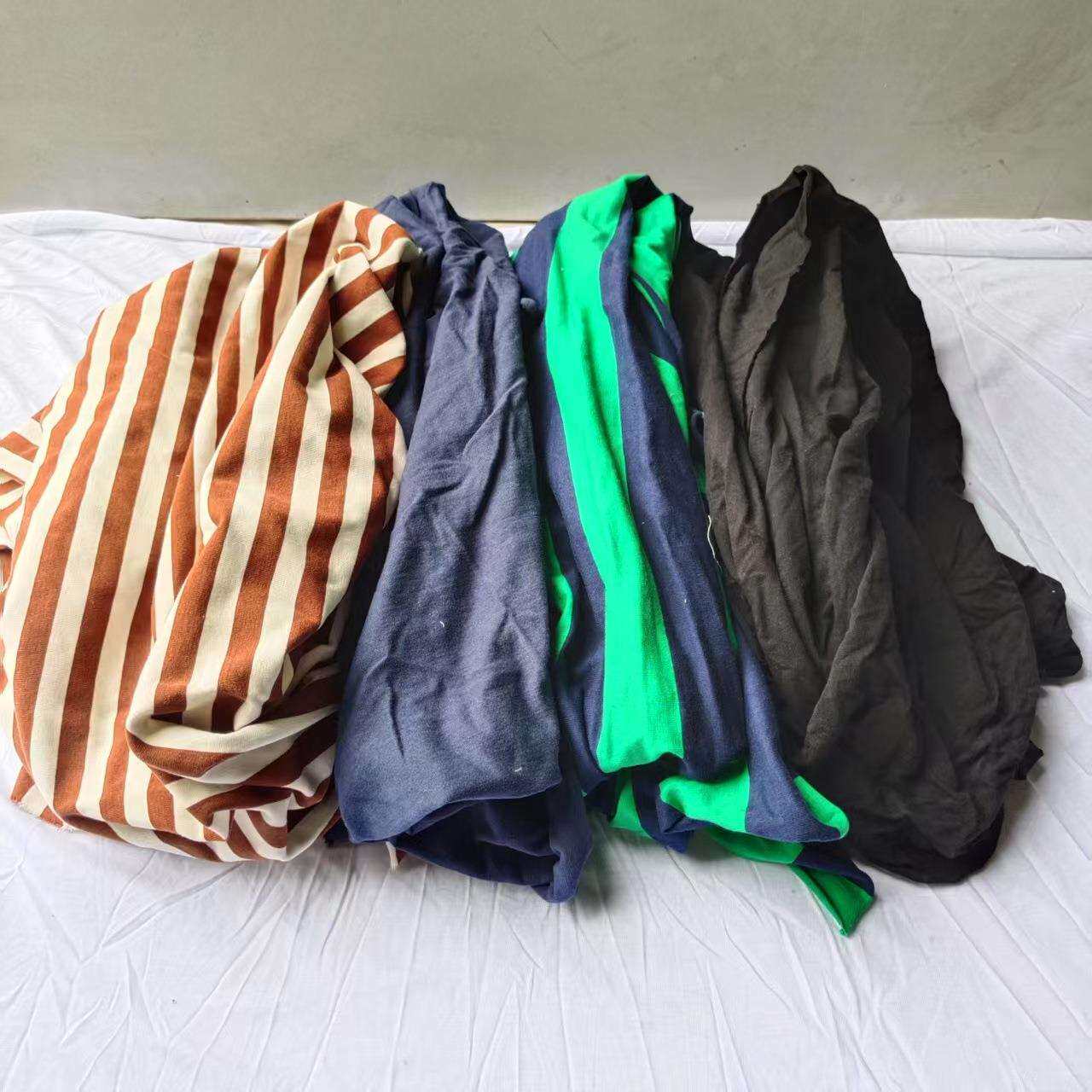 杂色棉质擦机布工业抹布 棉花破布碎布 大块吸水吸油棉清洁