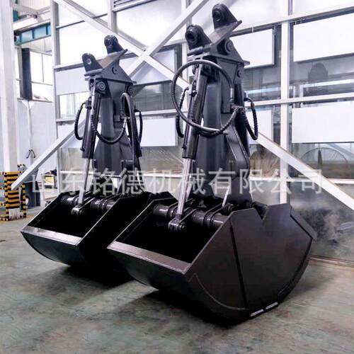 厂家供应挖掘机旋转贝壳斗挖掘机土方斗河道清淤贝型斗