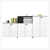 办公家具木质文件柜资料柜书柜档案柜展示柜矮柜地柜躺门柜子带锁