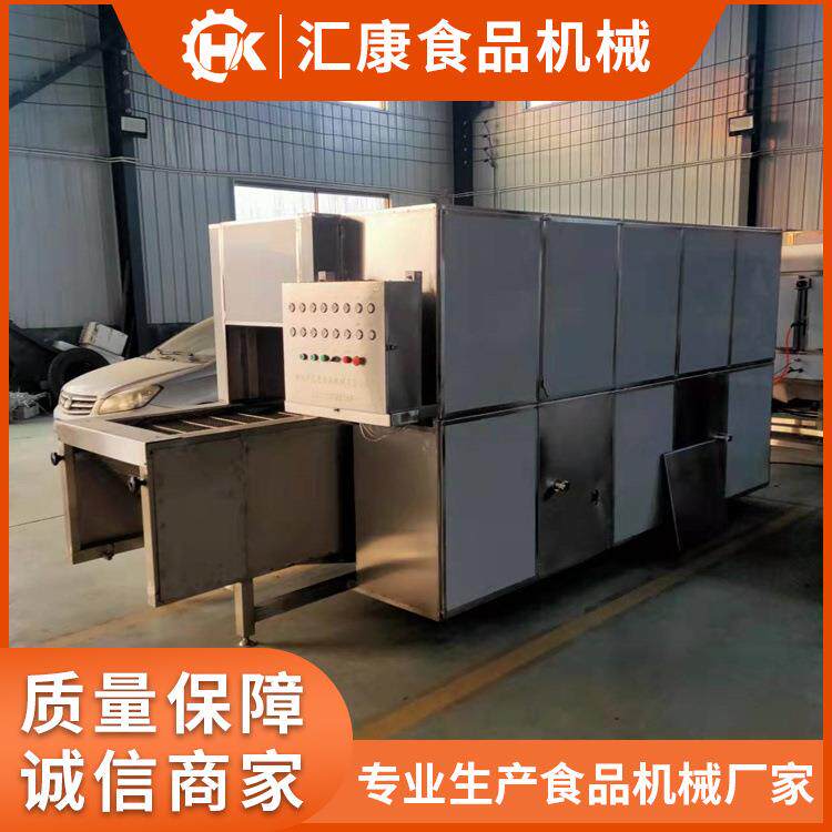 辣椒段燃气链板烧椒机 猪耳朵喷毛机 液化气燎毛机产量高价格优惠