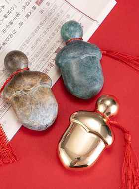 铜金岁月尚方宝剑黄铜摆件创意中式铜器宝剑工艺品迷你铜剑手把件